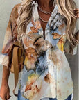 Long-Sleeved Printed Shirt