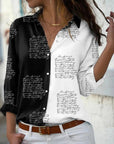 Long-Sleeved Printed Shirt