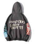 Graffiti Letter Print Hoodie