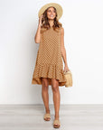 Polka Dot Sleeveless Dress