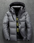 Warm Solid Color Hooded Jackets