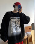 Colorful Foaming Printing Sweatshirt