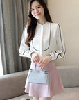 Long Sleeve Office Wear Tops