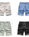 Casual Solid Color Beach Shorts