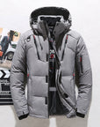 White Duck Down Hooded Jacket
