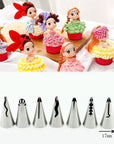 1/3/5/7pc/set of chrysanthemum Nozzle Icing Piping Pastry Nozzles