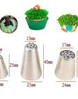 1/3/5/7pc/set of chrysanthemum Nozzle Icing Piping Pastry Nozzles