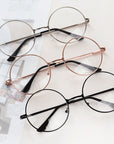 Fashion Vintage Retro Metal Frame Clear Lens Glasses