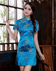 Women Satin Cheongsam Oriental Bride Wedding Dresses