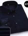 Long sleeved button collar smart casual shirts