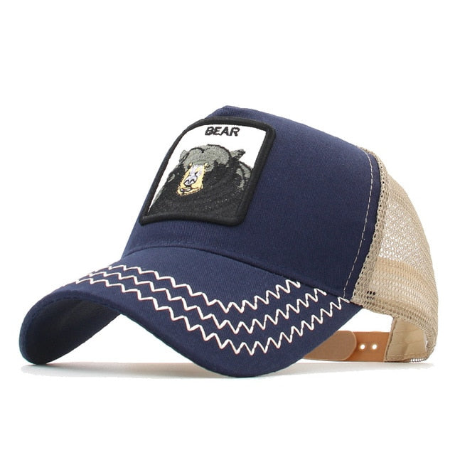 Fashion Animals Embroidery Baseball Caps