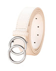 Black leather belt