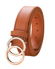 Black leather belt