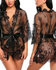 Sexy Women Lingerie Lace Night Dress