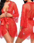 Sexy Women Lingerie Lace Night Dress