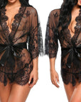 Sexy Women Lingerie Lace Night Dress