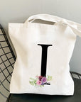 Summer New Flower Letter Bolsa Feminina Shoulder Canvas Bags