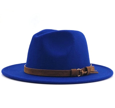 Women Wool Fedora Hat