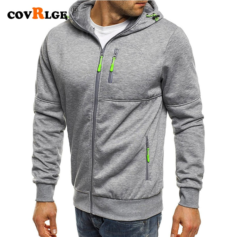 Covrlge Spring Men&#39;s Jackets Hooded
