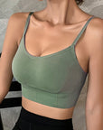 Women Tank Crop Top Seamless