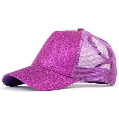 New Glitter Ponytail Baseball Caps