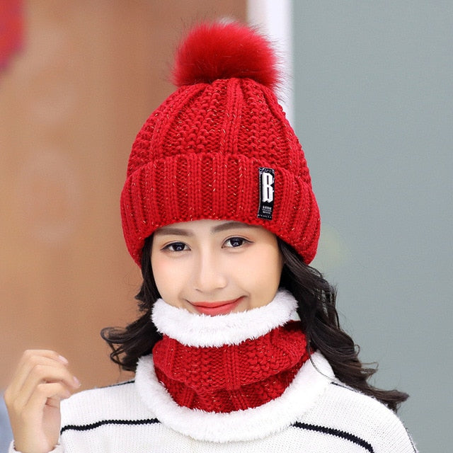 Winter knitted Beanies Hats