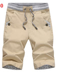 summer solid casual shorts