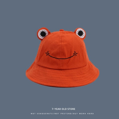 Women Fashion Frog Bucket Hat