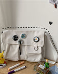 Canvas Diagonal Cross Bag