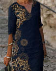 Fashion casual plus size dress