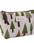 Soft Canvas Bear Tree Print Pattern Women Travel Bag