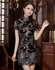 Women Satin Cheongsam Oriental Bride Wedding Dresses