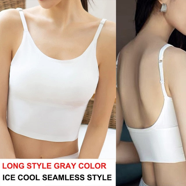 Women Tank Crop Top Seamless