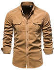 New Single Breasted 100% Cotton Men's Shirt