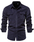 New Single Breasted 100% Cotton Men's Shirt