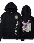 Japanese Anime Graphic Hoodies Men