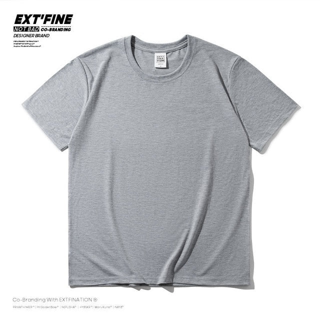 00% Combed Cotton Short Sleeve T-shirt Men