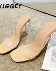 Women Transparent High Heels