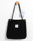 MABULA Casual Foldable Corduroy Shopping Bag