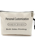 Personal Custom DIY Logo Makeup Bag