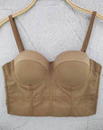 Mesh Push Up Bralet Women's Corset Bustier Bra