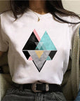 Beautiful Geometry Printed T Shirt