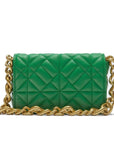 Soft Gold Metal Chain Pu Leather Armpit Bag