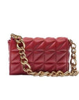 Soft Gold Metal Chain Pu Leather Armpit Bag