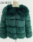 Mink Coats Women Warm Outerwear