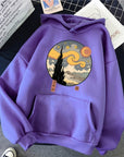Mount Fuji Pattern Hoody For Men