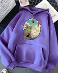 Mount Fuji Pattern Hoody For Men