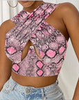 Women's Criss Cross Tank Tops