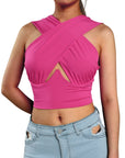 Women's Criss Cross Tank Tops