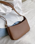 LEFTSIDE Cute Solid Color Small PU Leather Shoulder Bags